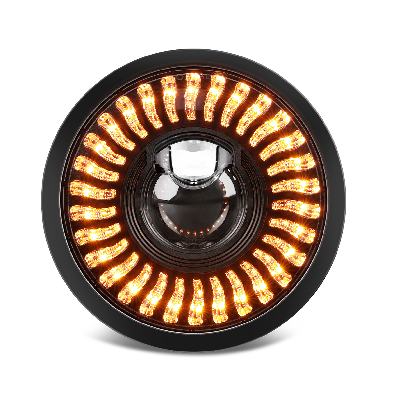 5-3/4 5.75 インチラウンド LED ヘッドライトハーレーダビッドソンダイナストリートボブローライダーナイトロッドトレインソフテイルスポーツスターアイアン 883