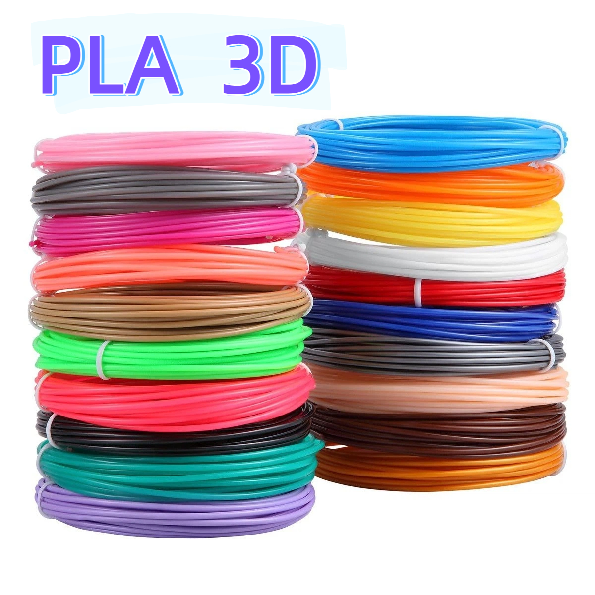 ユニバーサル 1.75 ミリメートル PLA フィラメント 3D 印刷ペン用 200 メートルロール非毒性低臭気 DIY プロジェクトのための 10/20/30 色セットを選択