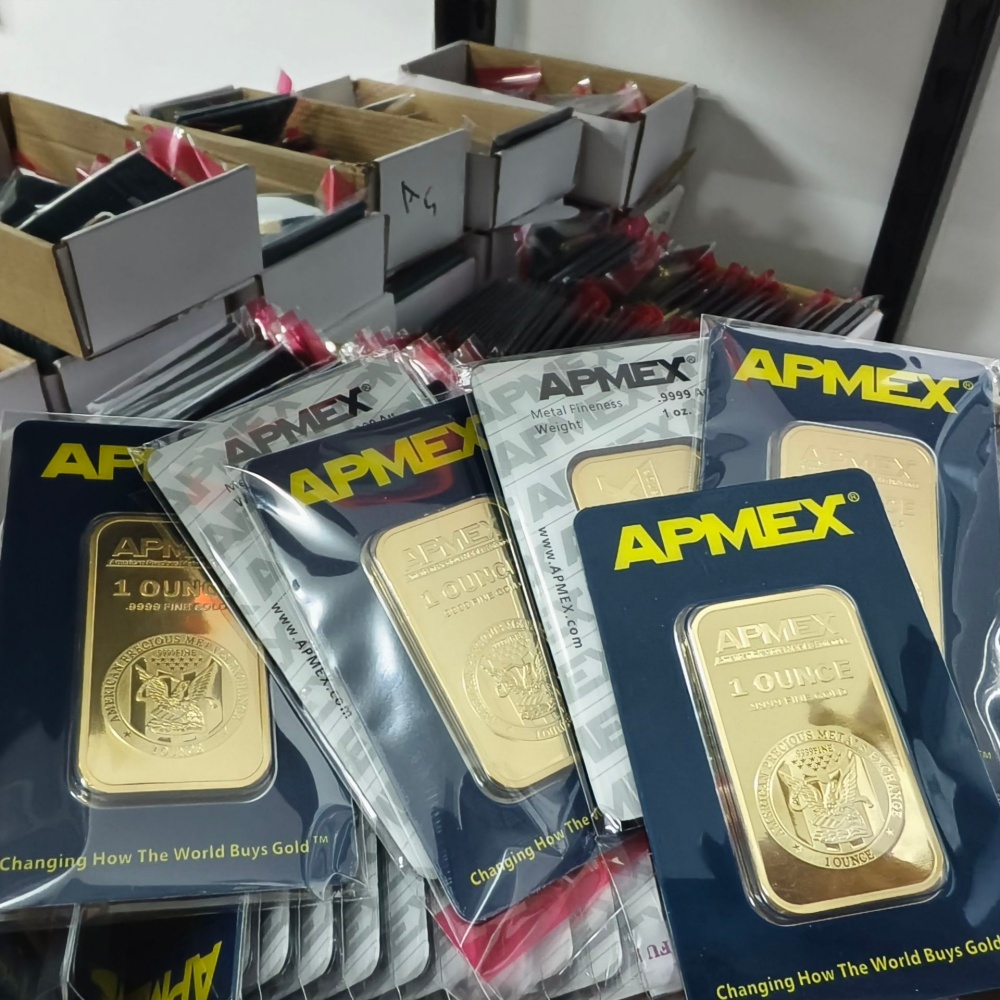 1pc 高品質スイスゴールドバー金地金シール包装独立したシリアル番号付き銅工芸品グッズギフト