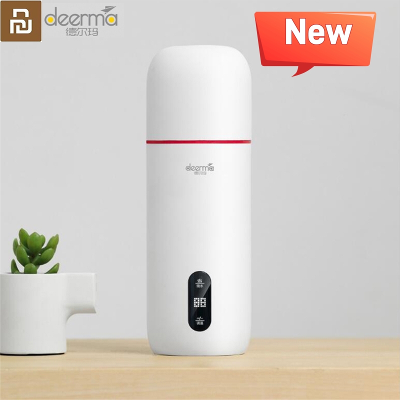 Youpin Deerma Portable Electric Kettle Thermal Cup 350ML Water Bottle Temperature Control Smart  Kettle OLED display DEM-DR035S
