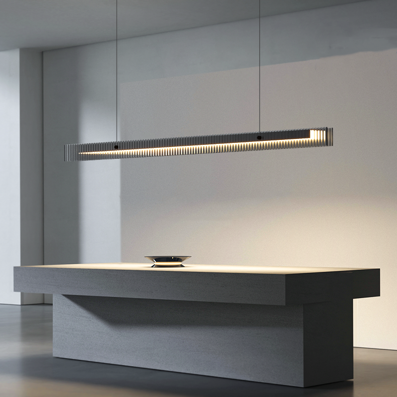 ブラックモダン高級 LED ペンダントランプキッチンアイランド寝室レストランシャンデリア装飾バーカウンターサスペンション照明