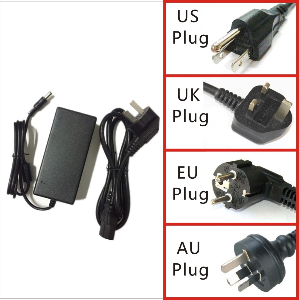 100-240V AC から DC アダプタ 12V 4A 電源アダプタ充電器電源コード供給コードケーブル電源