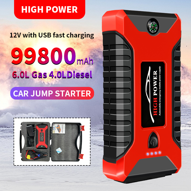 高品質緊急始動電源 12V 緊急始動装置バッテリー充電装置屋外電源 (モデル 29B )