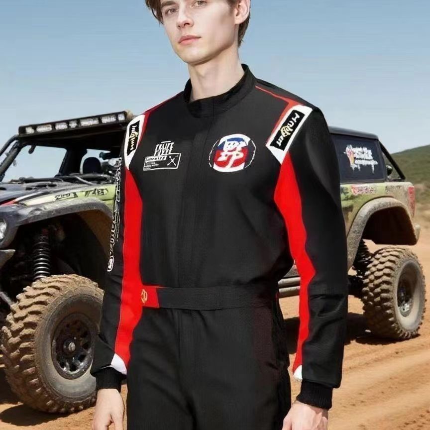 男性女性専門のカートスーツ防水車オートバイモトクロスレーシングクラブ運動服セットオーバーオール 4XL
