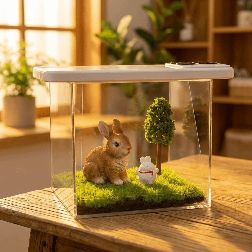 アクリル ペット ホログラフィック プロジェクション デジタル プロジェクション メモリアル ボックス ペット追悼 3D ホログラフィック 3D ペット プロジェクション