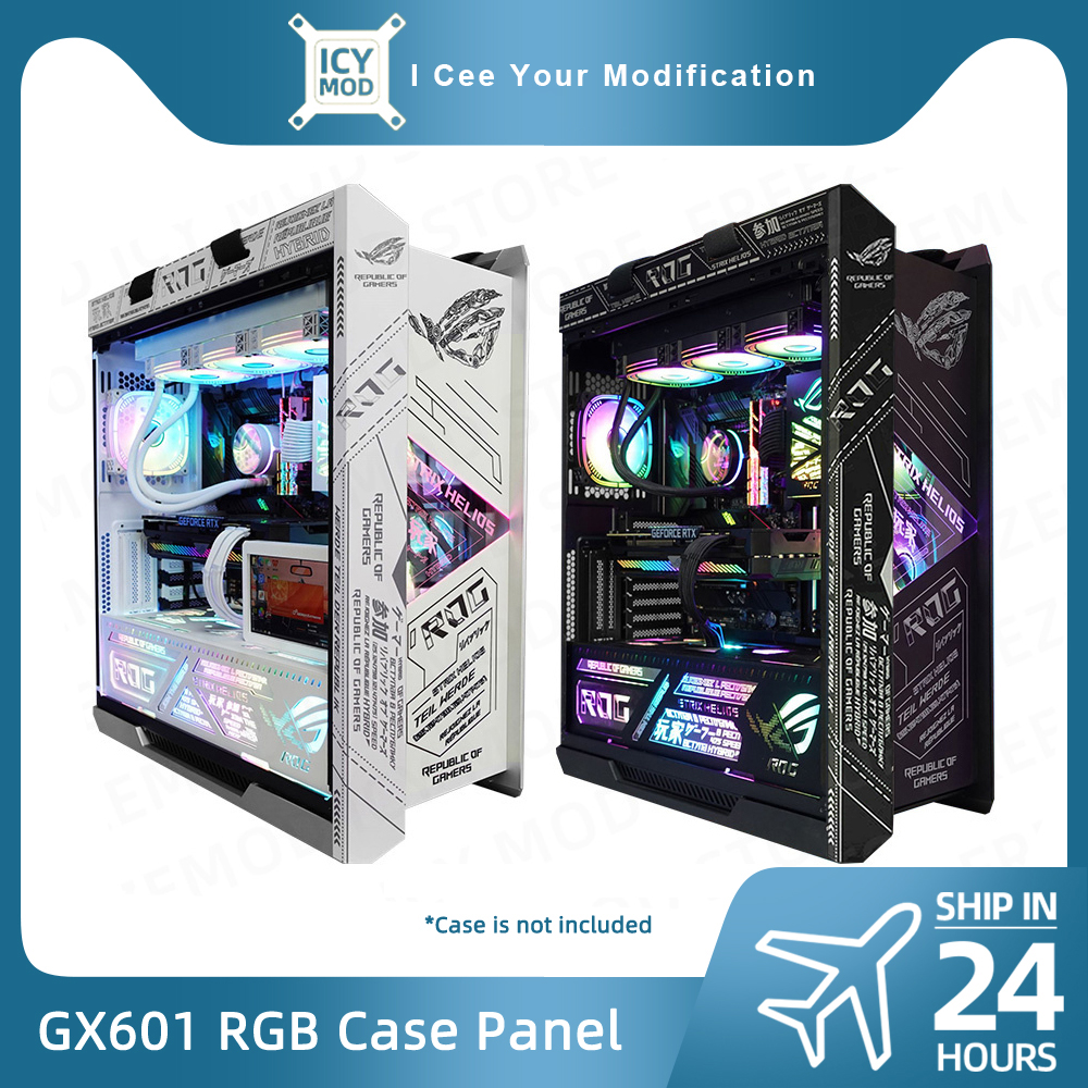 9 個のライトパネルキット Asus ROG Helios PC ケース GX601 カバー ARGB MOD コンボ DIY Srtix 装飾シャーシ修理された Gabinete ゲーマー