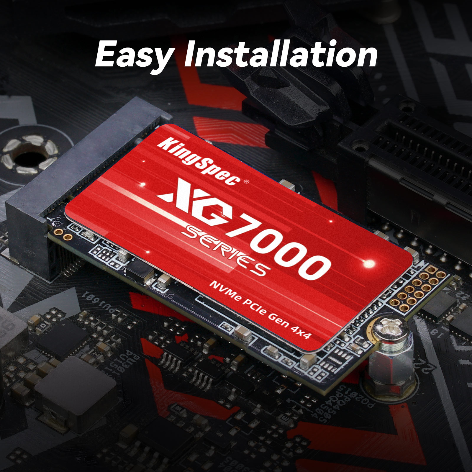KingSpec 2242 SSD M2 PCIe 4.0 1TB 2TB M.2 NVMe 7200MB/S 内部ソリッドステートドライブ M キーハードドライブ PS5 ラップトップデスクトップ DIY