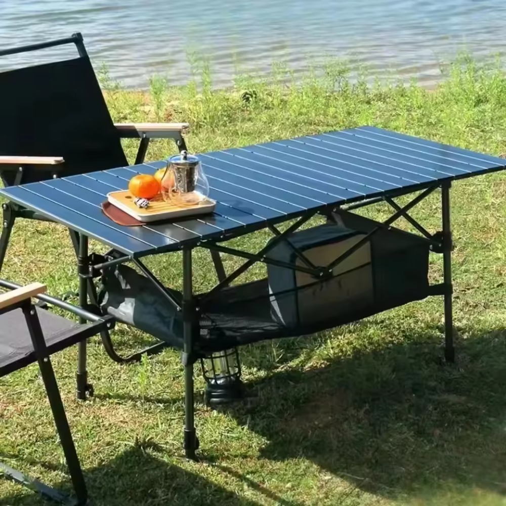 キャンプ折りたたみテーブル軽量オーガナイザーデスクキャリーバッグ付き多目的アウトドアピクニックビーチレジャーデスク必需品
