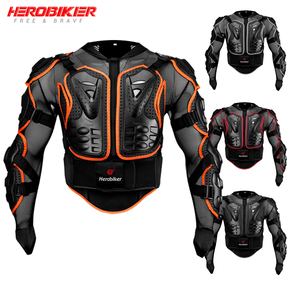 新しいオートバイのジャケット男性の全身鎧保護ジャケットモトクロスエンデューロレーシングモト保護具服 S-4XL