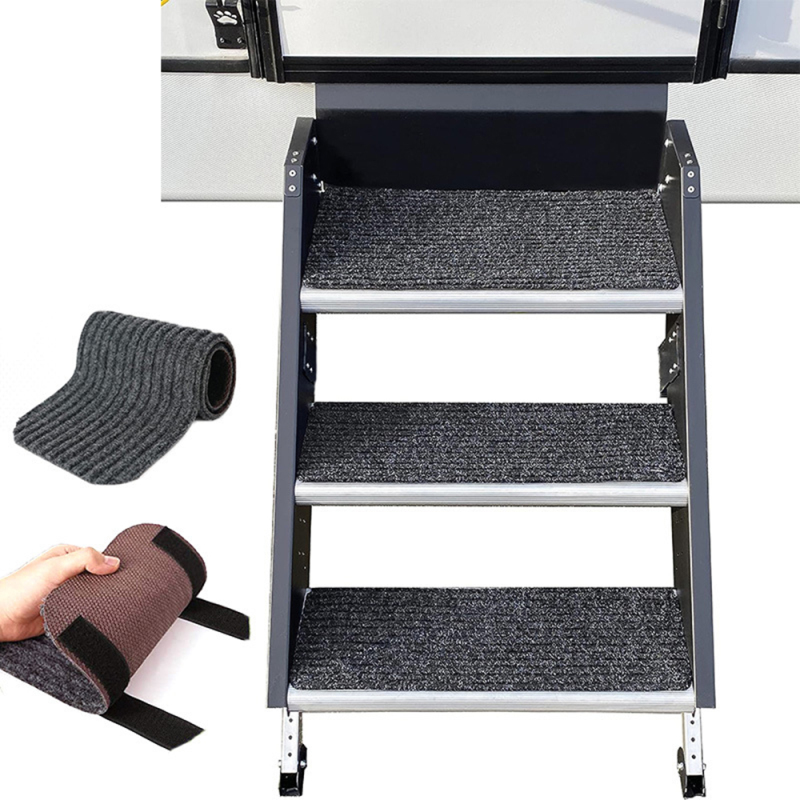 4 個 RV ステップカバー キャンピングカーステップカバー RV 階段カバー 交換用 Lippert MORryde ステップ トラベルトレーラー キャンピングカー用