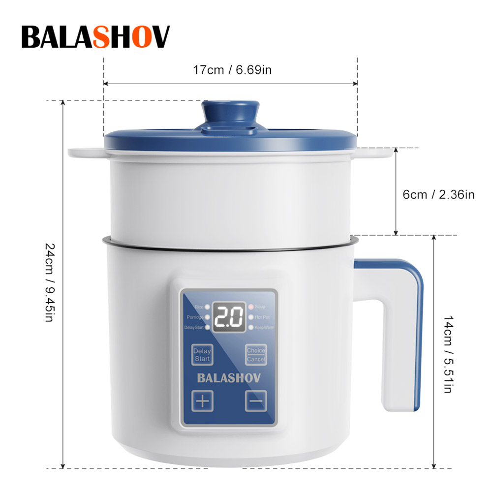 電気炊飯器シングル二重層インテリジェント自動ホームミニキッチン炊飯器 220 V/EU プラグ MultiCooker 蒸し米 P