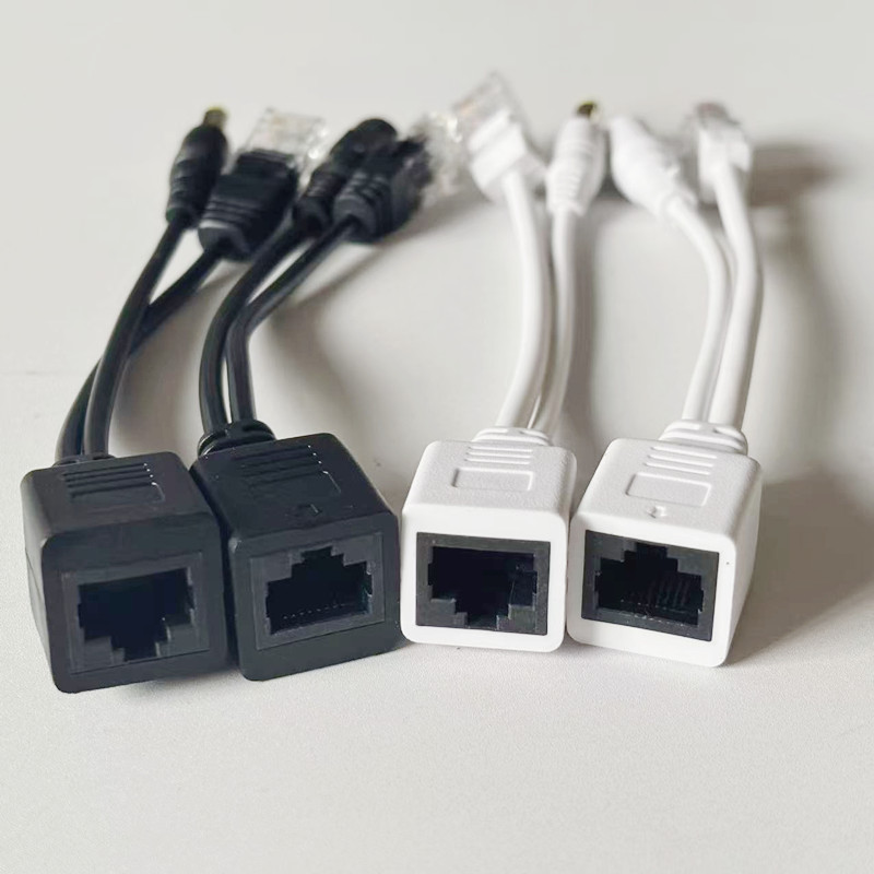 パッシブ POE インジェクタパッシブパワーオーバーイーサネット POE アダプタケーブルスプリッタ RJ45 インジェクタ 12-48v IP カメラ用