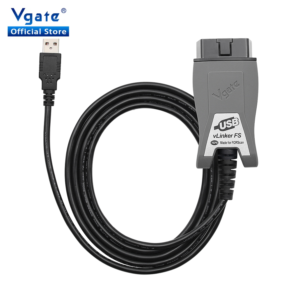 Vgate vLinker FS FORScan フォード ELM327 USB OBD2 車診断ツール HS/MS-CAN OBD2 自動車スキャナ PK OBDLink