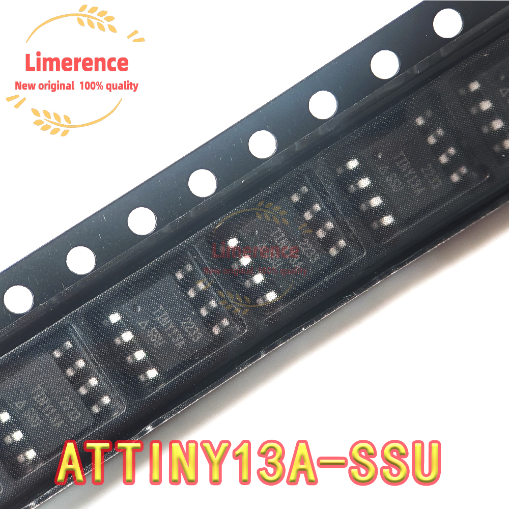 10 個 ATTINY13A-SSU SOP8 ATTINY13A SSU ATTINY13 TINY13A-SSU TINY13A SOP-8 SMD 新しいオリジナル IC チップセット-