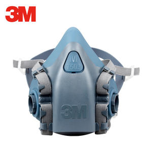 ハーフマスク型呼吸用保護具 シリコン製再利用可能マスク 3M 7502