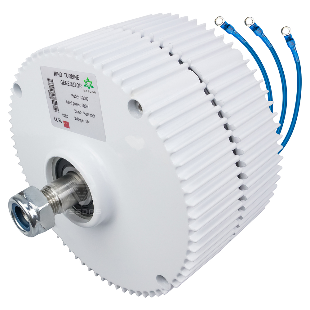 300W/600r/m 垂直風力タービン発電機用永久磁石発電機 AC オルタネーター
