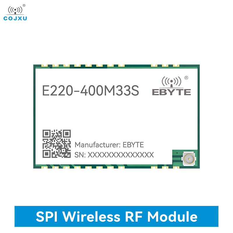 433/470MHz LLCC68 SPI LoRa スペクトラム拡散モジュール 33dBm 2W COJXU E220-400M33S 16km スタンプホール PA LNA RF SMD モジュール
