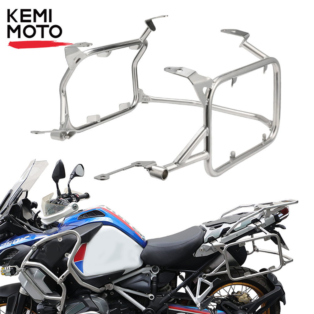 オートバイの荷物ラックセットサイドサポートラック BMW R1200GS R1250GS パニアラックキャリアキャリア荷物取付ブラケットに適合