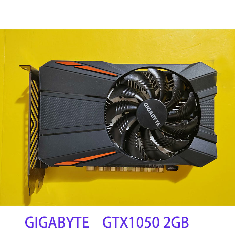 GIGABYTEビデオカードオリジナルGTX 1050 2GBグラフィックカードマップnVIDIA Geforce GTX1063 GDDR5 192Bit HDMIビデオカードカード