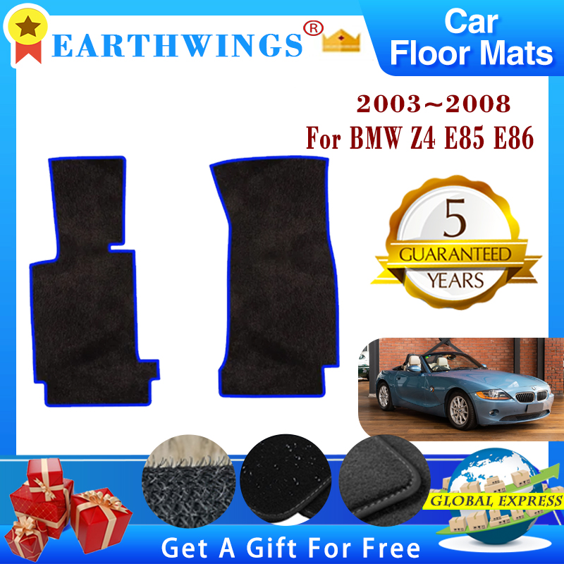BMW Z4 E85 E86 2003 2004 2005 2006 2007 2008 車のフロアマットラグパネルフットパッドカーペットカバーフットパッド自動車アクセサリー