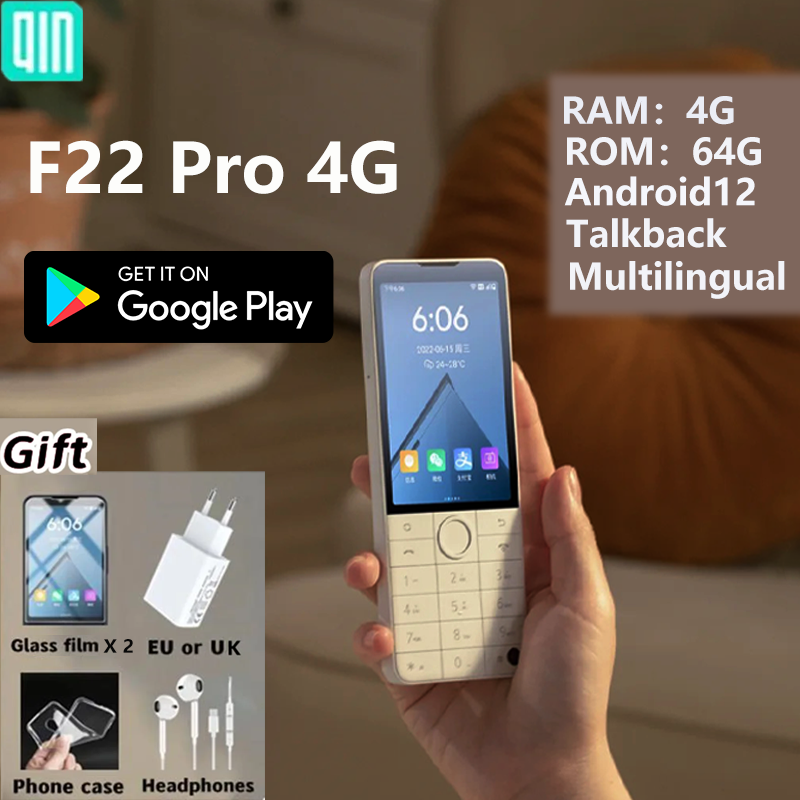 秦スマートフォン F22 プロ Google 利用可能なアンドロイド 12 4 グラムスマートタッチスクリーンキーボードキー携帯電話 4 64 ギガバイト