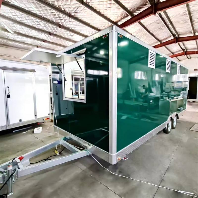 Fully Equipped Food Truck for Fast Food Mobile Restaurant Serving Ice Cream Coffee Bubble Tea Burger Pizza Snacks Made Corn