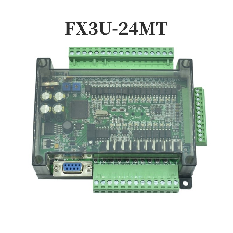 FX3U-24MR FX3U-24MT PLC 産業用制御ボード 14 入力 10 出力 6AD 2DA 485 通信および RTC 付き