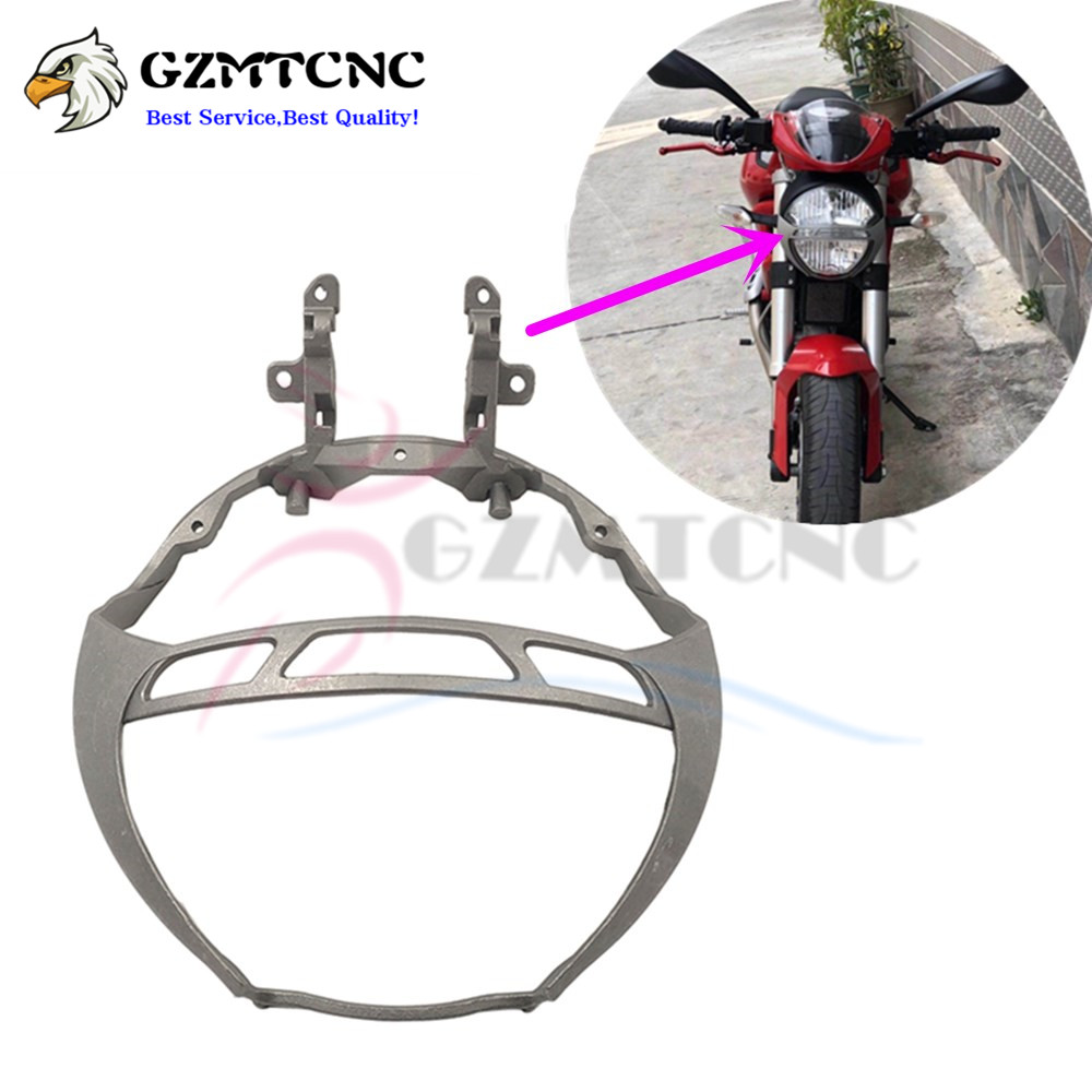 オートバイ Monster696 08-14 ヘッドライトヘッドランプアセンブリブラケット Ducati Monster 696 795 796 1100 1100S M1000 2008-2014 ライト