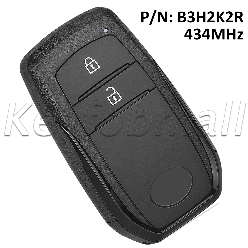 DIYKEY B3H2K2R 434MHz スマートリモートキーフォブ トヨタ カローラ クロス ヤリス RAV4 2023 2024 8990H-K0050 NCF29A1M HITAG AES 4A チップ