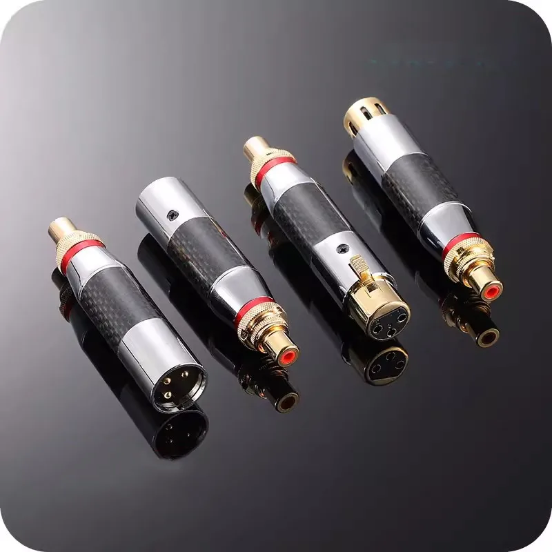 ハイファイオーディオコンバータ XLR 3 ピンジャック RCA メスアダプタ XLR コネクタスピーカーパワーアンプ RCA ソケットマイク