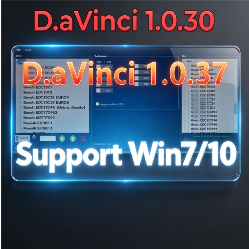 2026 Dav-in-ci 1.0.30 ソフトウェア サポート Win 7/10 D.av-in-ci 1.0.30 K.ESS/K.TAG 修復ソフトウェアの作業