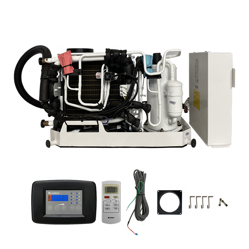 9000BTU ボート用内蔵型 AC 海洋エアコン加熱冷却システム