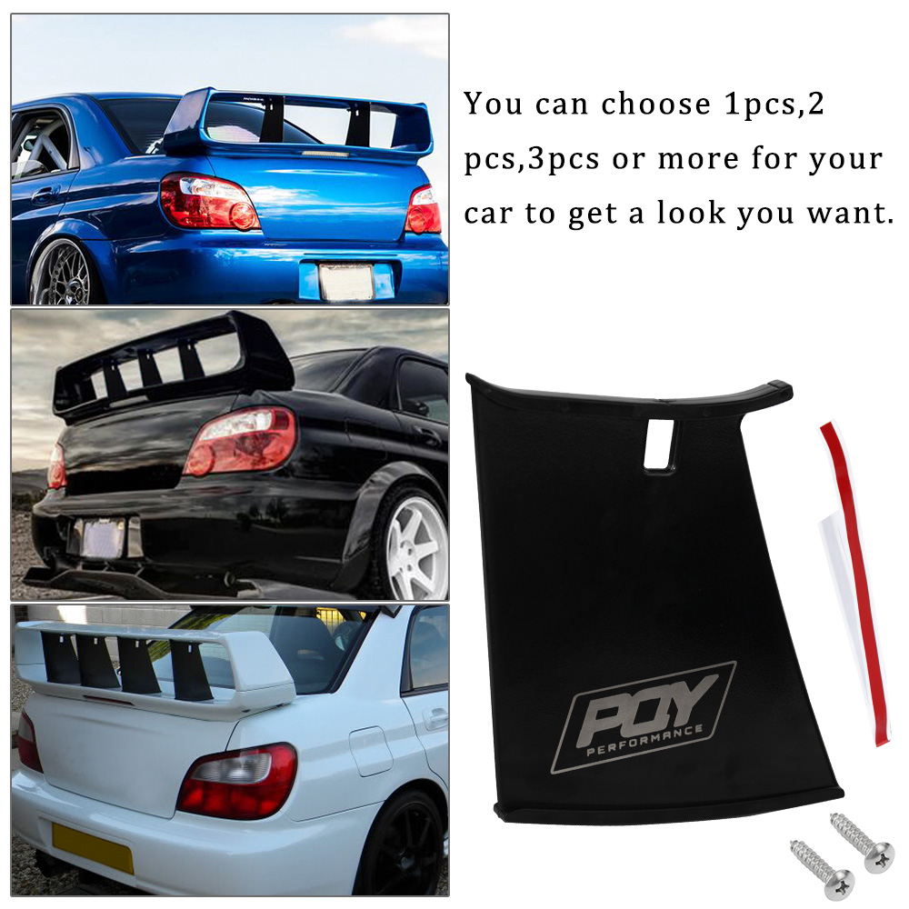新車リアスポイラーウイングスタビライザーバンパースタンドスバルインプレッサ 2002-2007 WRX STi Stiffi ウイングスポイラーサポートスタビライザー