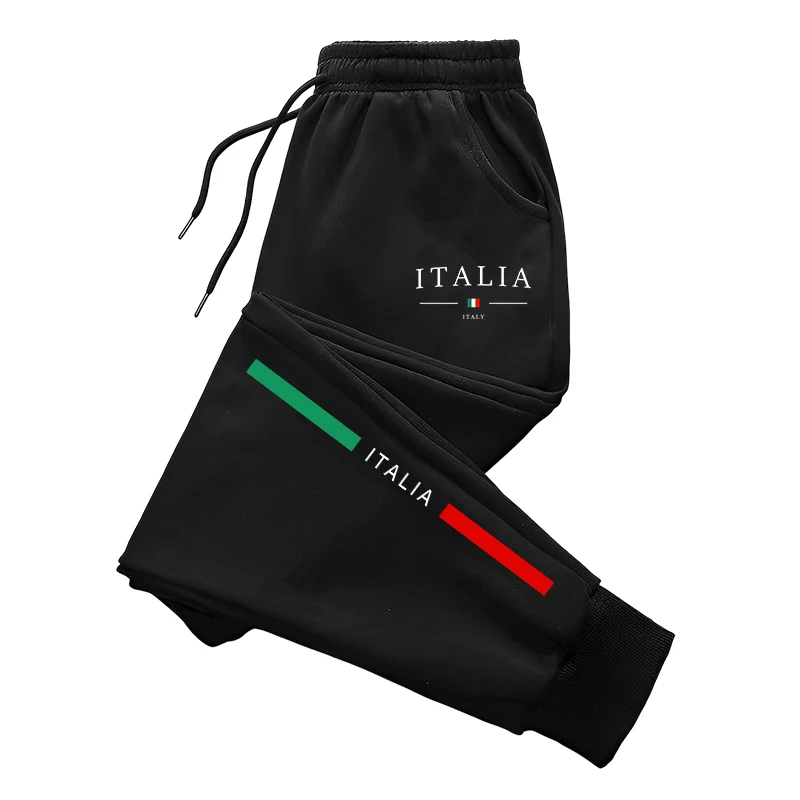 2026 イタリアプリントメンズスウェットパンツ高品質カジュアルスポーツジョガーオールシーズンホームアウトドアコンフォートパンツ