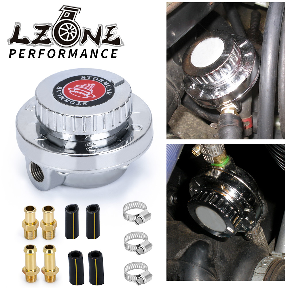 ユニバーサル 1.5 - 5 Psi 手動調整可能なキャブレター キャブ燃料ポンプ 5/16 インチ (8mm) 3/8 インチ (10mm) 燃料ライン圧力レギュレーター