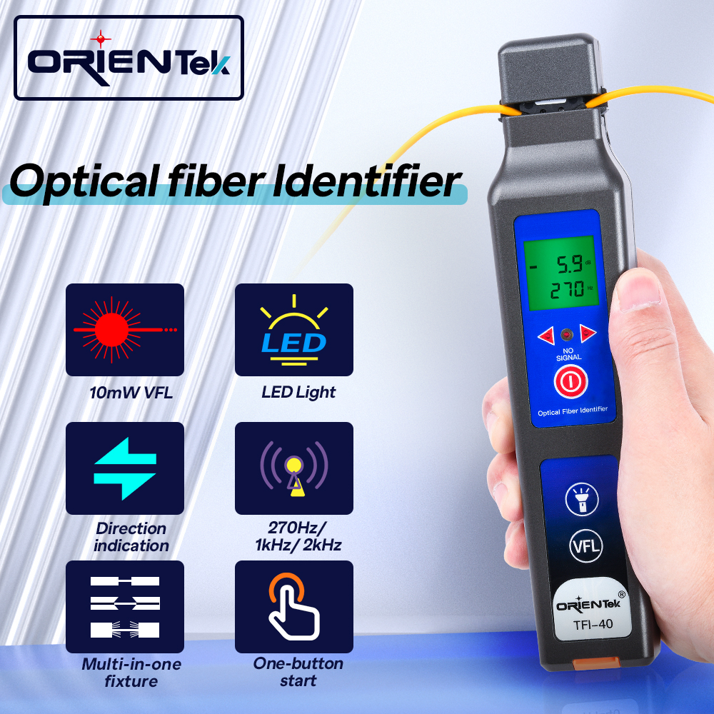 ライブファイバー光学識別子 Orientek TFI-40 交通検知器メーカー Identificador De Fibra
