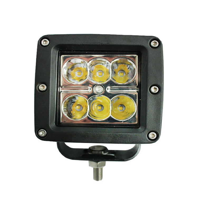 白色 LED ポッド、Moso LED 2 個 4 インチ LED キューブライト フォグランプ LED スクエアライト ドライビングライト ワークライト スポットライト 防水