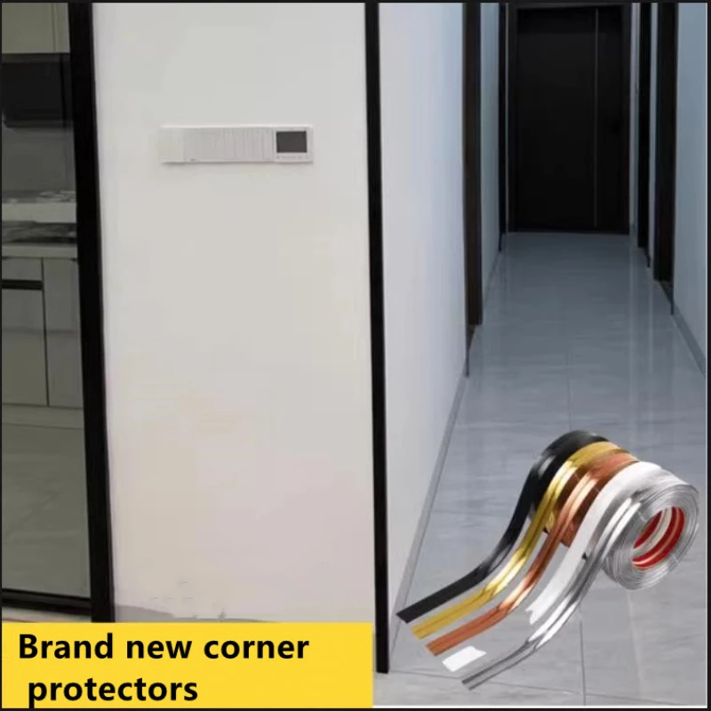 6M Wall Corner Molding Trim Self-adhesive Wall Corner Skirting Line Molding Internal Strip Edge Trim Peel And Stick Decoration