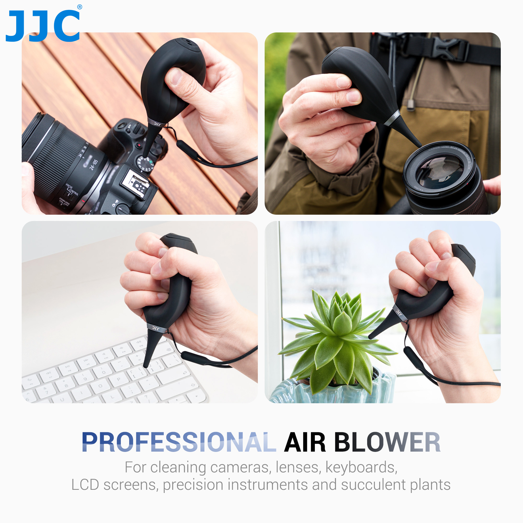 JJC カメラエアブロワー DLSR カメラレンズ用クリアカメラクリーニング