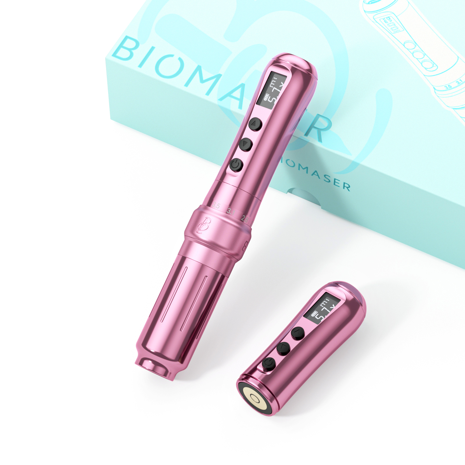 BIOMASER U1 ロータリータトゥーマシンワイヤレス PMU マシンペンアートメイクマシン Microblading 眉毛リップタトゥー用品