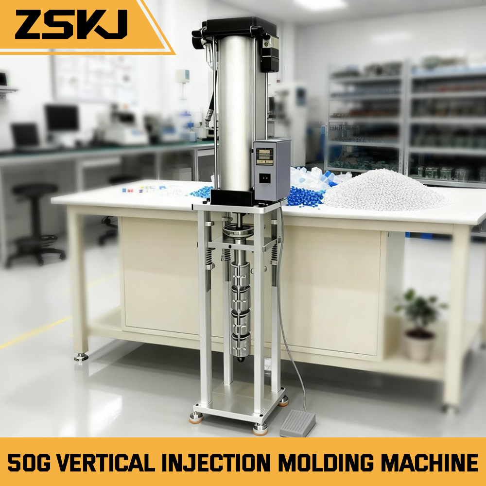 Zten 50 グラム垂直射出成形機デスクトップポリマープラスチック射出成形機 220 V/110 V USB ヘッドプラグ成形