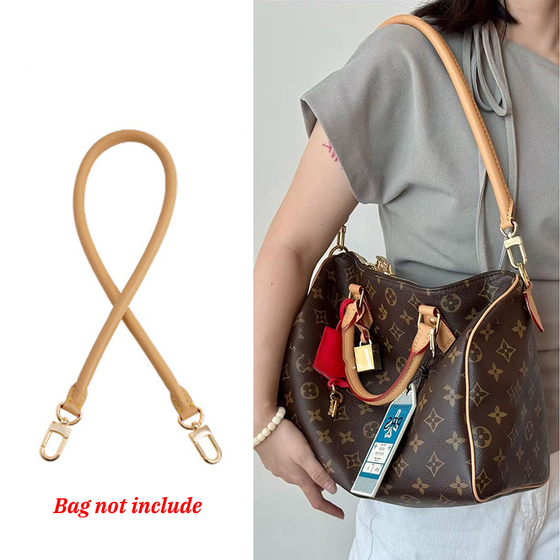 本物のバケッタレザーバッグストラップ LV スピーディ 20 25 30 ショルダーストラップロングバッグベルト交換用バッグアクセサリー