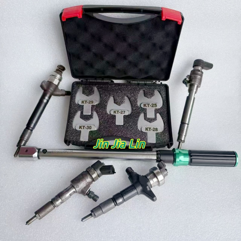 コモンレールインジェクタートルクレンチ修理キットボッシュカミンズデンソーデルファイインジェクターナット取り外しツール