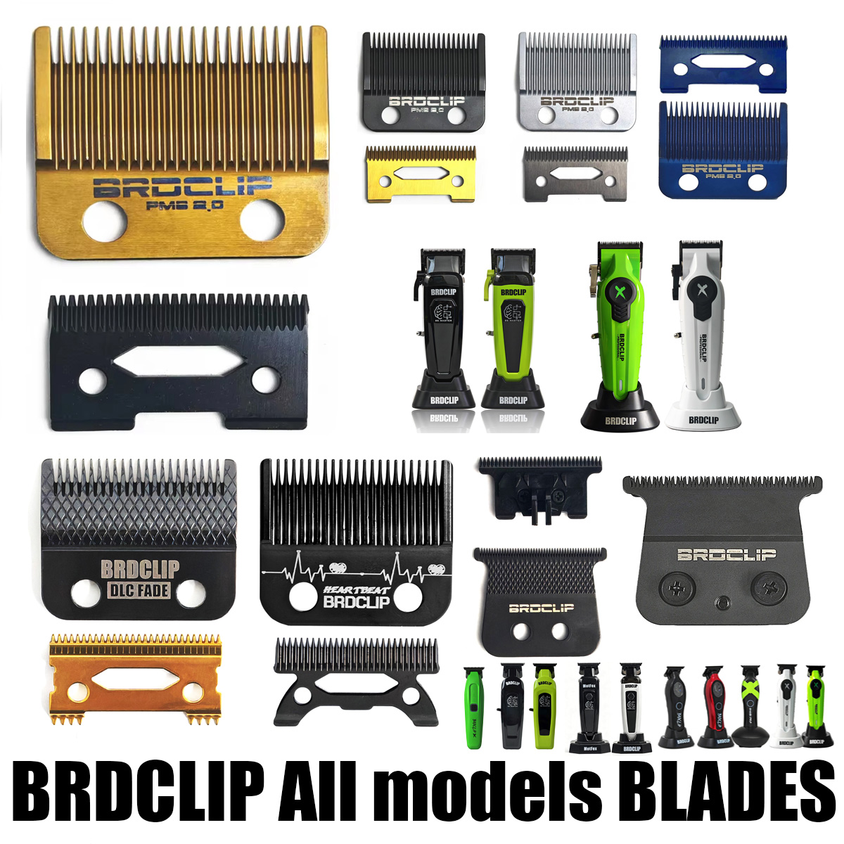 BRDCLIP 全モデルプロフェッショナルバリカンオリジナル刃ヘアトリマー刃交換アクセサリー BRD 106 107 FA1C FA1T 116
