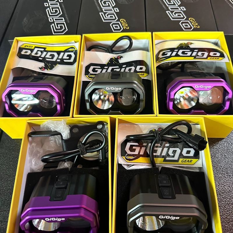 耐久性・防水性に優れた高性能 Gigigo GI02 ヘッドライト LED 強力照射 オフロード車に最適