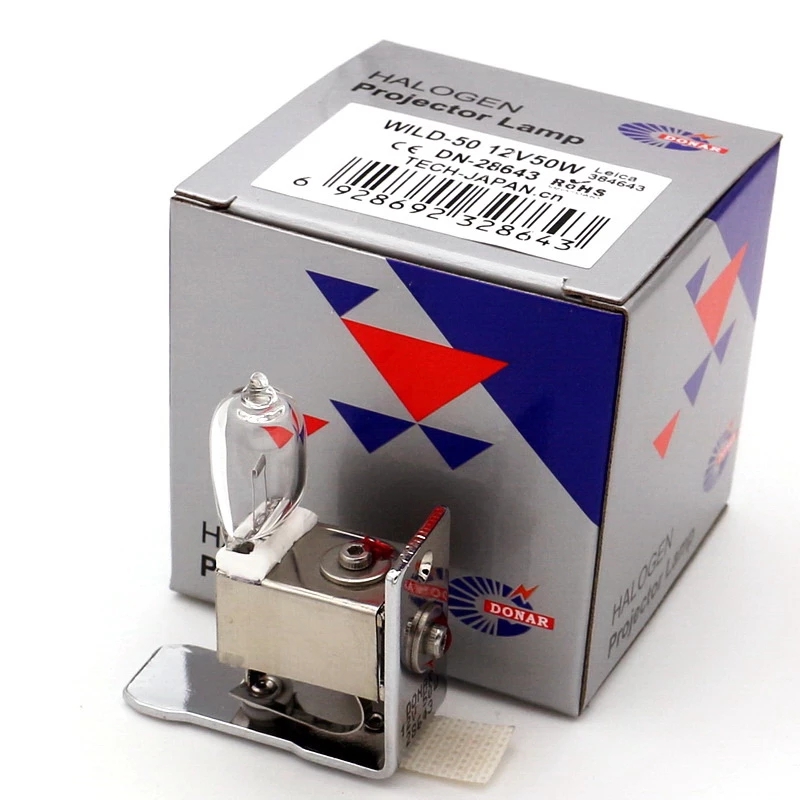 ワイルド 50 12V 50 ワット HLX4643 10384643 wild50 12V50W ハロゲン電球 384-643 ライカ M600 M655 M690 手術顕微鏡ランプ