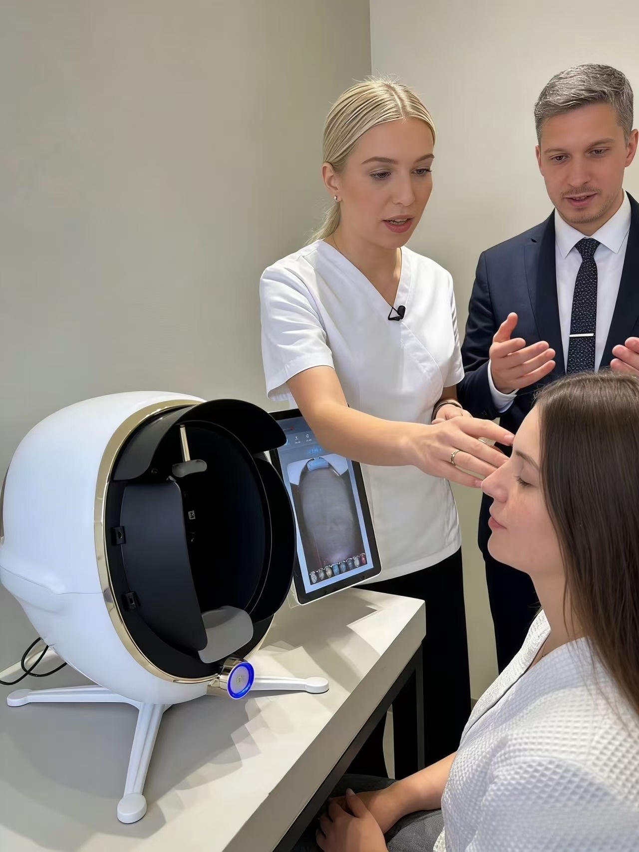 Facial AI Skin Scanner Analyzer 3D Facial Skin Analyzer Machine Skin Tester Facial Analyze Equipment Salon