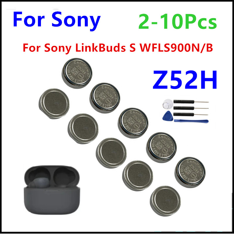 2-10 個 ZeniPower 1240 Z52H 3.85V バッテリー Sony LinkBuds S WFLS900N/B 真のワイヤレスイヤホンヘッドフォンツール用