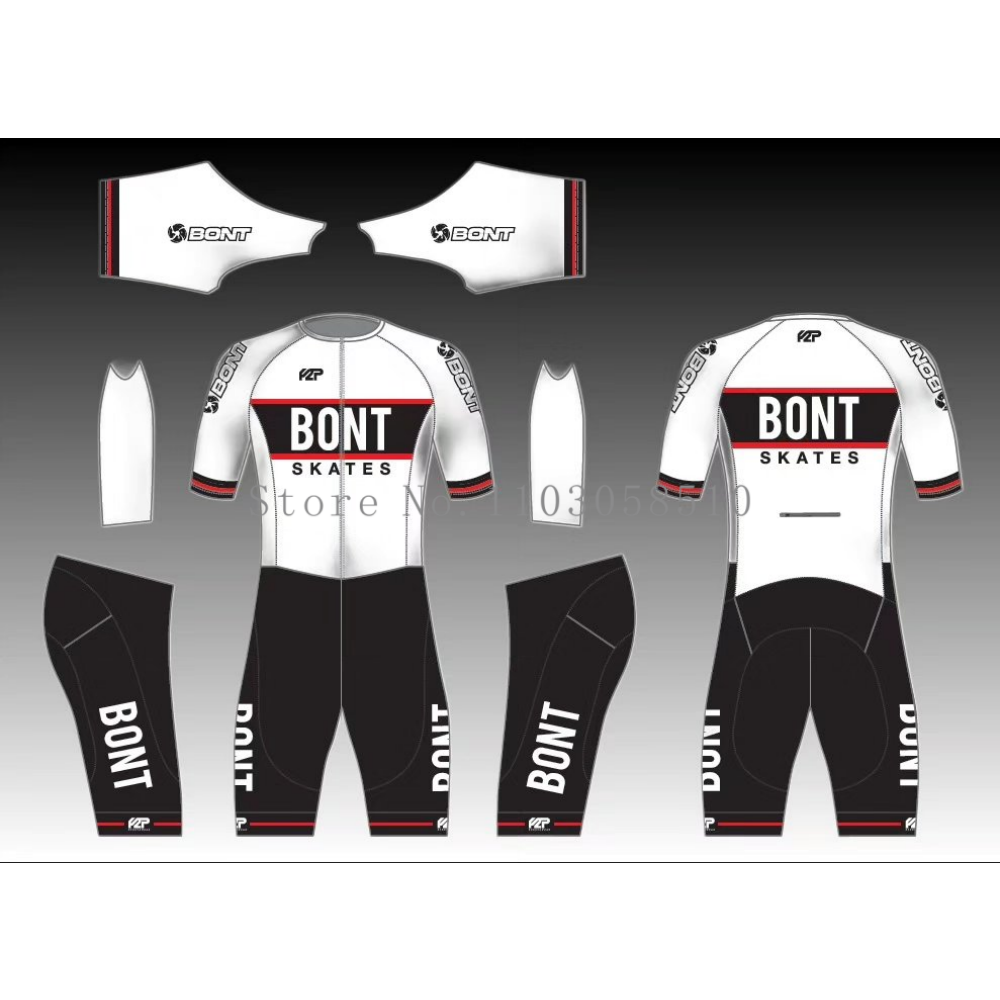 Bont スケートスーツプロトライアスロンスピードインラインローラースケートスキンスーツスケートレーシングスキンスーツファストスケートスピードスーツ限定 2025