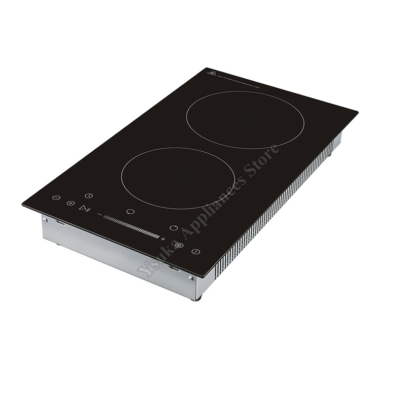 セラミックストーブインテリジェント家庭用埋め込み双頭赤外線ストーブ光波電気ストーブバーベキュー火災ボイラー